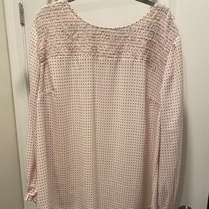 LOFT Plus - Mini Polka Dot Blouse